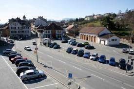 La place du Château devrait prendre une vocation d’agrément et récréative, conformément à ce que prévoit le projet d’agglomération AggloY. © Muriel Antille -a