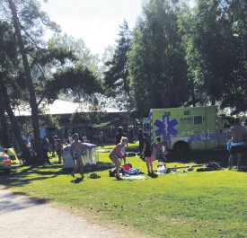 La fillette a été prise en charge à la plage avant d’être héliportée au CHUV.