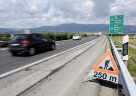 Des travaux sont actuellement menés sur l’autoroute A1, sur le viaduc du Chêne, juste après Chavornay, en direction d’Yverdon-les-Bains.