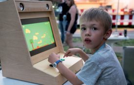 Avec Fancy Candy, Arthur Comte a pu tester son tout premier jeu vidéo. ©Gabriel Lado