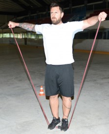 Le «mur» Grégory Thuillard, 1m86 pour 99 kg. © Michel Duvoisin