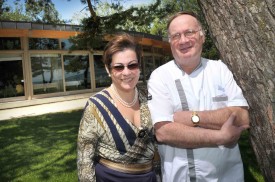 Manuela et Michel Collaud croient en l’avenir de cet établissement très apprécié des Yverdonnois et de leurs hôtes. © Michel Duperrex