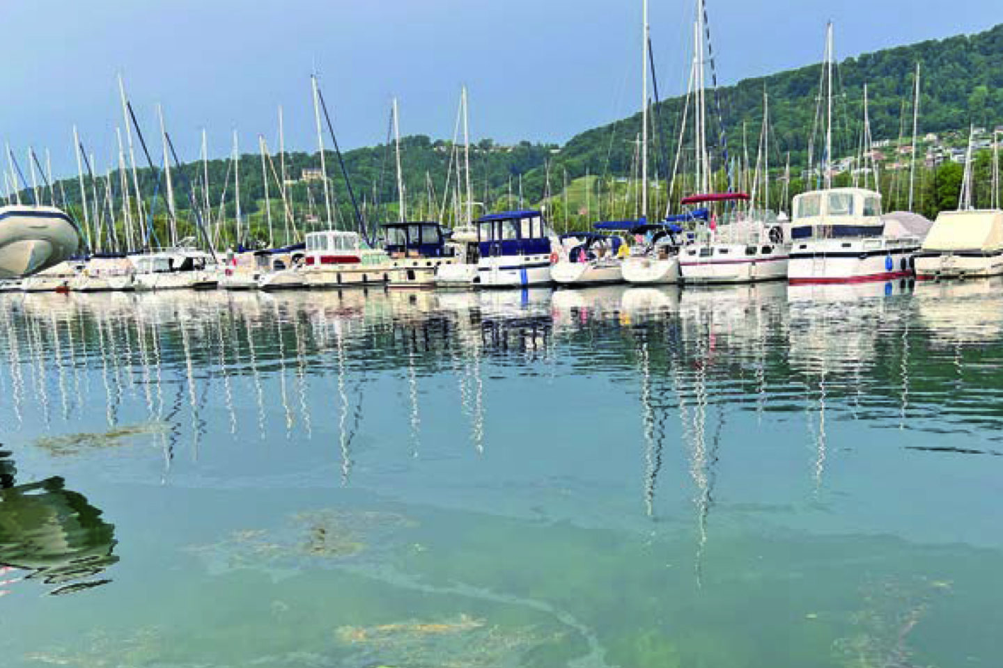 Hydrocarbures dans le port