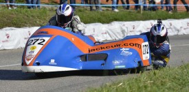 Pascal Gassman au guidon, Olivier Chabloz dans le panier: un équipage qui gagne. © Redzonefoto