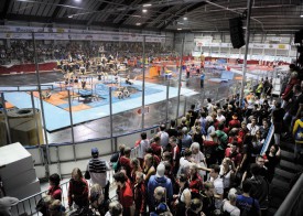 La patinoire, pleine comme un oeuf tout au long du week-end. © Nadine Jacquet