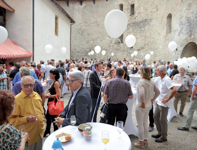 Plus de 200 invités, représentants des autorités, actionnaires, et partenaires ont participé, dans une ambiance festive, à la soirée du 10e anniversaire, heureusement épargnée par les orages. ©Carole Alkabes