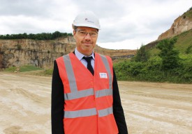 François Girod, directeur de la cimenterie d’Eclépens. © Muriel Aubert