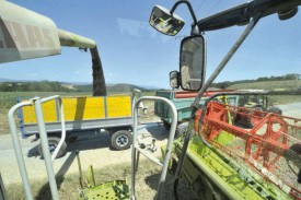 L’énorme machine a une capacité de 11 500 litres. © Michel Duperrex