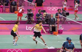 Koo Kien Keat (à g.) et le gaucher Tan Boon Heong avaient manqué la médaille de bronze d’un rien, aux Jeux de Londres. © Tom Page