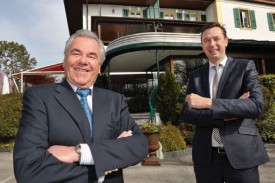Jean-Claude Vagnières et Serge Krivokapic ont convenu de mettre fin à leur collaboration. © Duperrex -a