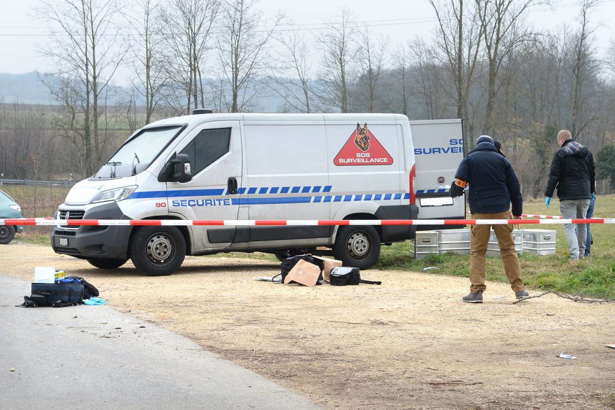 Un fourgon attaqué dans un parking