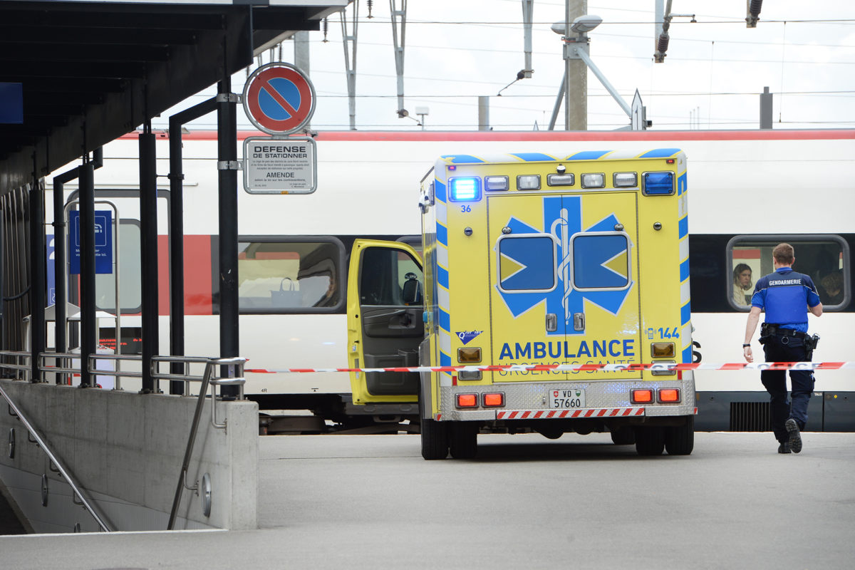 Un accident de personne bloque la gare d’Yverdon