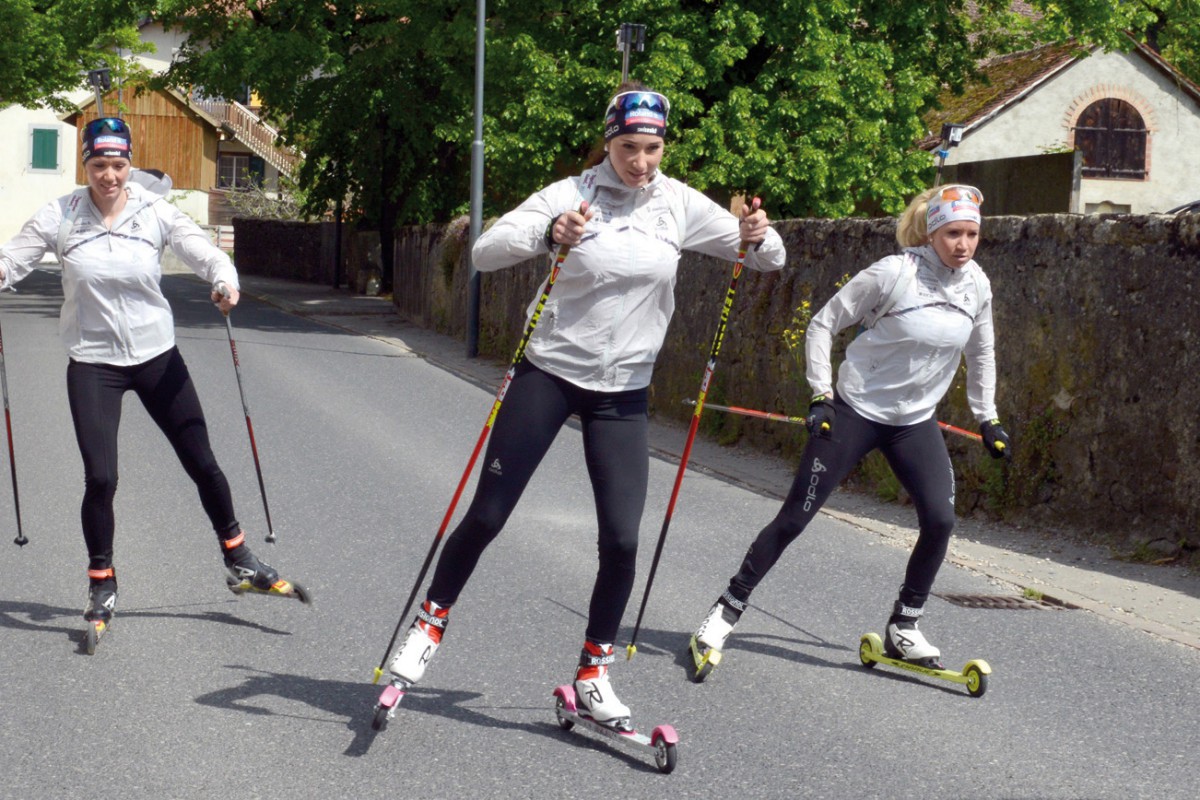 Maman et néanmoins biathlète