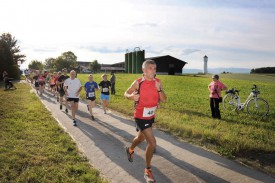 Roland Guignard, de Prilly, a profité du soleil pour livrer une belle course. © Nadine Jacquet