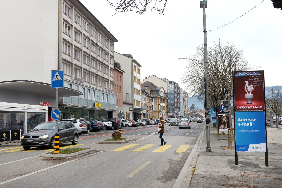 Un centre-ville au ralenti