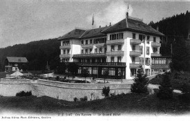 Avant son agrandissement, le Grand Hôtel des Rasses était déjà connu bien au-delà de la Suisse.