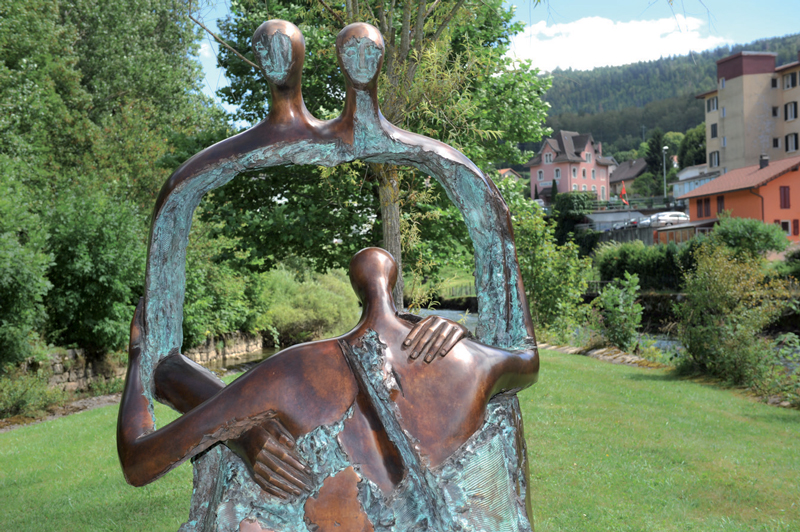 Cette oeuvre d’Albert György sera exposée jusqu’à cet automne. ©Carole Alkabes