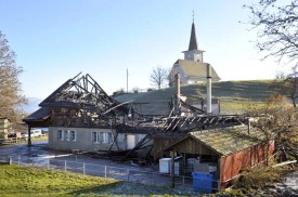 Il ne reste plus rien de la grande salle d’Orzens.