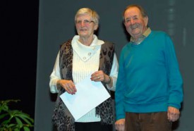 Pour les «Jeudis de Grandson»: Julie Jacot et Arnold Terretaz, heureux diplômés membres méritants.