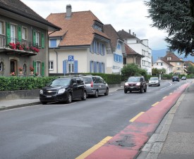 Les infrastructures de la rue ont besoin d’être rénovées. ©Michel Duperrex