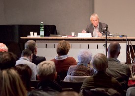 Pierre-Philippe Bugnard, de l’Université de Fribourg, venu, hier matin, parler de Grégoire Girard et de la question sociale. ©Muriel Aubert