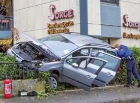 Les policiers, sur les lieux de l’accident. ©Alain Doll
