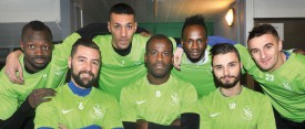 Les nouveaux visages, de g. à dr.: Alhassane Touré, David Jimenez, Yassine El Allaoui, Ousmane Traoré, Titi Diaby, Kennedy Rodrigues et Mehmed Begzadic. © Michel Duperrex