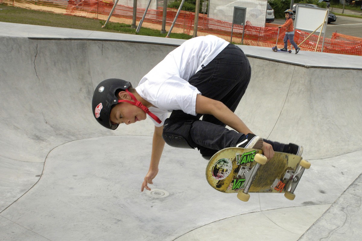 Tout roule pour le nouveau skatepark