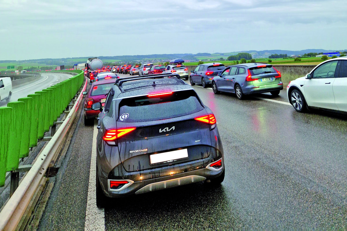 A9b engorgée et usagers irrespectueux