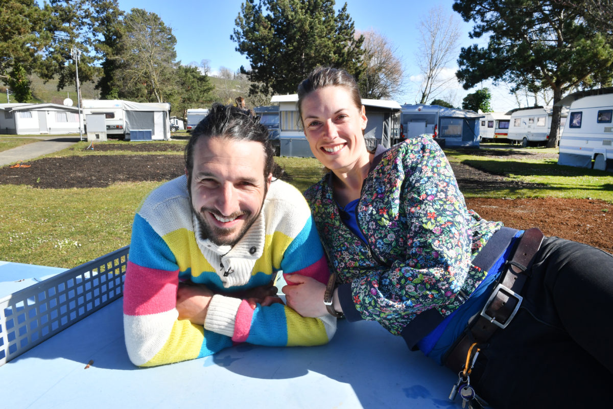 Un couple avec des millions d’idées pour le camping du Pécos!
