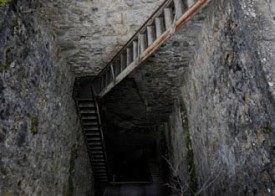 L’escalier actuel est sans comparaison avec l’ancienne installation (ici en photo). © Nadine Jacquet