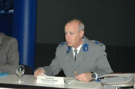 Le capitaine Dominique Rossi, chef de la circulation.