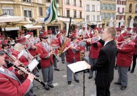 La fanfare L’Avenir a accompagné en musique les festivités. © Nadine Jacquet