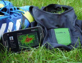 Sur l’écran, la «heat map», les zones couvertes par le joueur. © www.fieldwiz.com