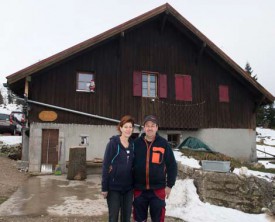 Béatrice et Christophe Seydoux, les nouveaux patrons du chalet du Mont des Cerfs. © Pierre Blanchard