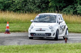 Hervé Leimer a fait un carton à bord de son Abarth. © Champi