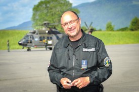 L’Yverdonnois Philippe Bonzon, responsable de la formation et chef des unités spéciales de la Police cantonale vaudoise. © Carole Alkabes