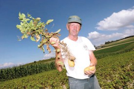 Jean-Pierre Jacot, d’Essertines-sur-Yverdon, a connu de meilleures années. © Nadine Jacquet