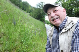 André Liniger, passé maître dans l’art de dénicher les orchidées. © Michel Duperrex