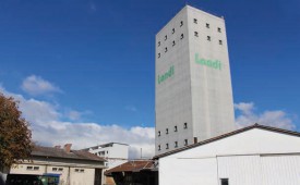 La tour du silo Landi, qui date de 1970, sera démolie. © Muriel Aubert