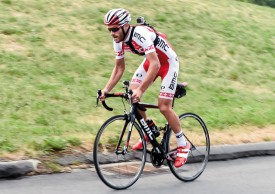 Danilo Wyss a endossé, pour la dernière fois, sa tunique de champion de Suisse, hier à Martigny. © Blanchard -a