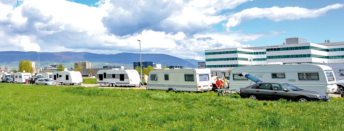 Des gitans s’installent à Y-Parc