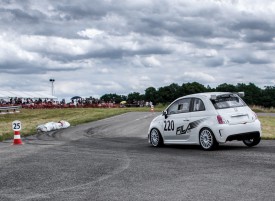 Cyril Leimer a remporté l’Abarth Trofeo, dimanche, sur la piste des Casernes de Chamblon. © Champi