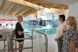 La piscine a aussi bénéficié d’un rafraîchissement. © Michel Duperrex