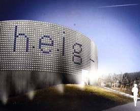 La nouvelle entrée de l'HEIG-VD, qui devrait être terminée à la fin de l'été prochain. DR