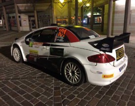 La Peugeot 307 WRC qui lui a permis de briller au Rallye du Valais. DR