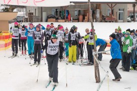 Près de 80 coureurs ont pris part à la course de fond du samedi après-midi.