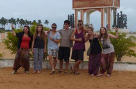 Naomi, Clémence, Malo, Marco, Valère, Naïla et Sage (de g. À d.).