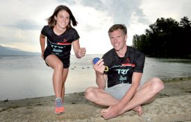 Apolline Carrard et Didier Brocard, le dynamique duo d’entraîneurs du Tryverdon. ©Michel Duperrex