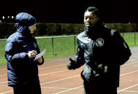 Djibril Cissé et ses camarades ont entamé la préparation. ©Michel Duperrex